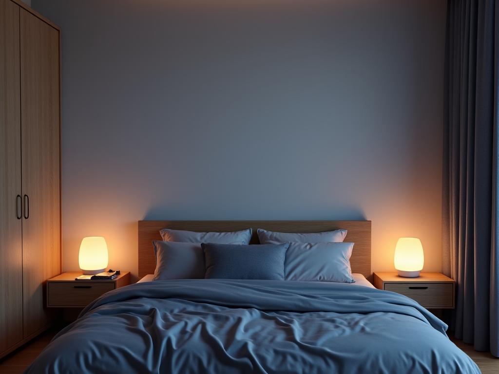 Optimized bedroom setup for better sleep